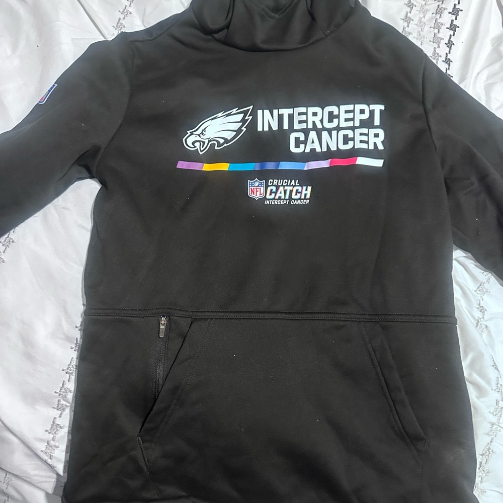 Nike Therma-Fit Black Philadelphia Eagles Crucial Catch Hoodie